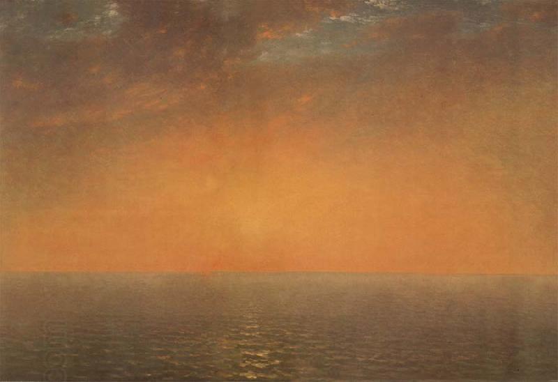 John Frederick Kensett Sonnenuntergang am Meer China oil painting art
